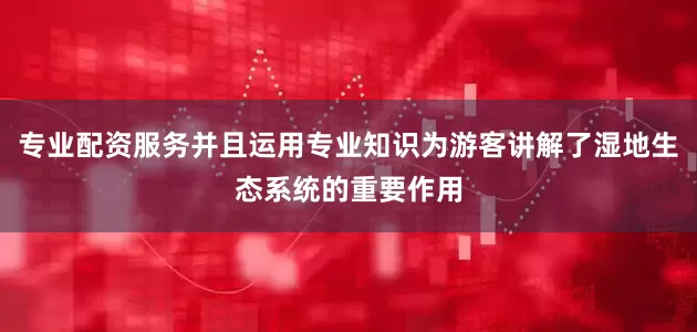专业配资服务并且运用专业知识为游客讲解了湿地生态系统的重要作用
